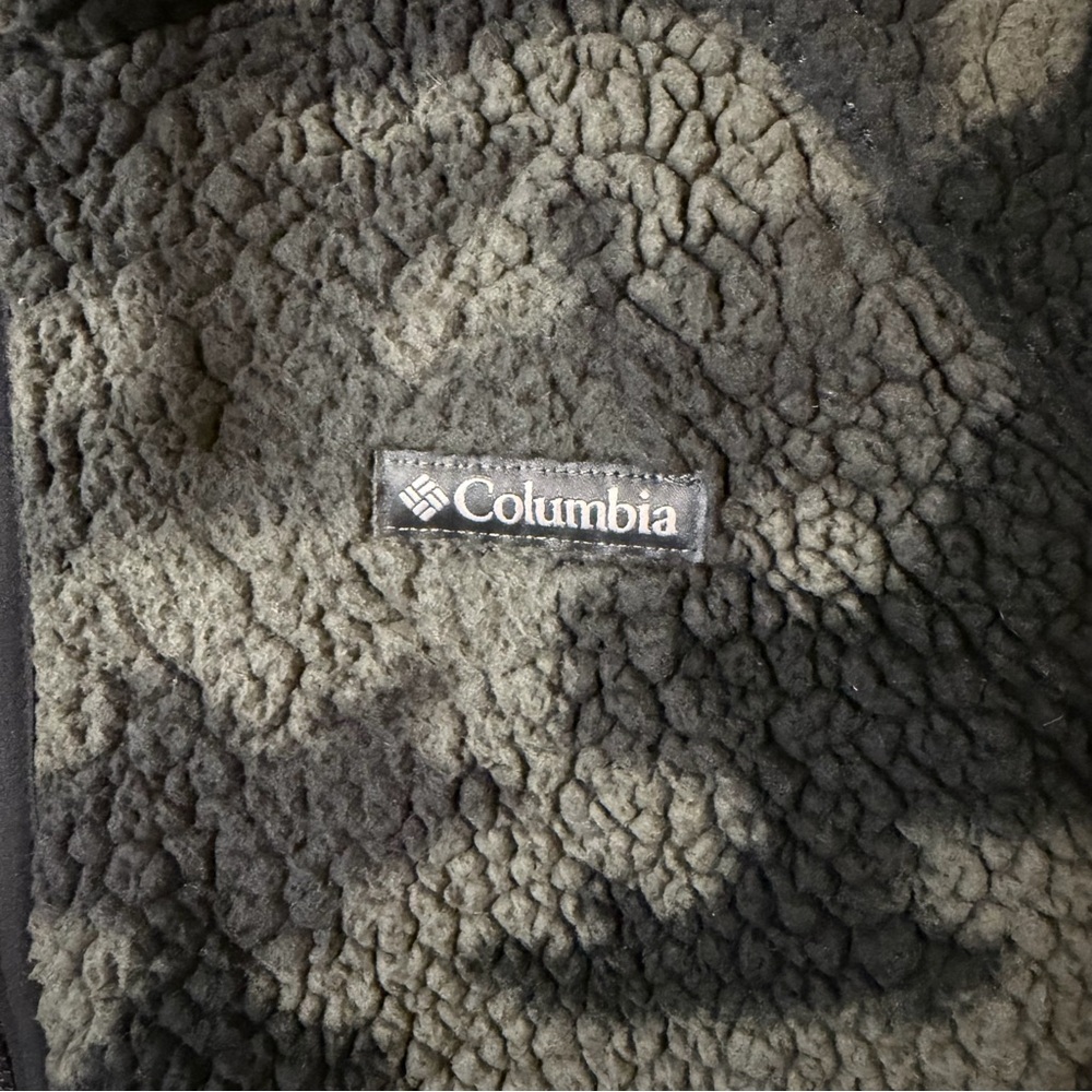 Columbia Womens Camo Fleece Jacket - Gray - Picture 3 of 5